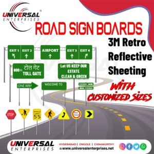 Reflective Road Safety Sign Boards Manufacturer and Installation Service Solution Company in India